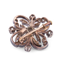 Charger l'image dans la galerie, Broche rosace or et argent Napoleon III