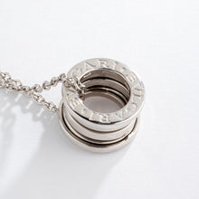 Charger l&#39;image dans la galerie, Collier de la maison Bvlgari, collection B.Zero1 en or gris
