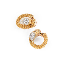 Charger l'image dans la galerie, Boucles d'oreilles or jaune et diamants de la Maison Boucheron modèle Serpent Bohème