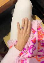 Charger l'image dans la galerie, Bague or gris et saphir rose