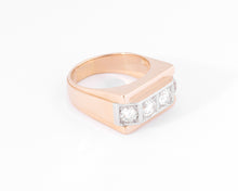 Charger l'image dans la galerie, Bague chevalière ornée de diamant