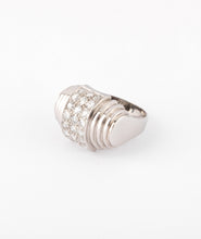 Charger l'image dans la galerie, Bague platine et diamant à gradins