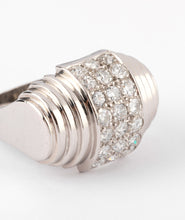 Charger l'image dans la galerie, Bague platine et diamant à gradins