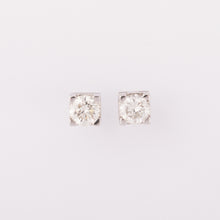 Charger l'image dans la galerie, Paire de puce d'oreilles en diamant de taille moderne