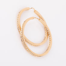 Charger l'image dans la galerie, Créoles en diamants sur or jaune