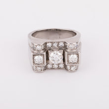 Charger l'image dans la galerie, Bague platine et diamant