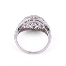 Charger l'image dans la galerie, Bague dôme platine diamant