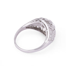 Charger l'image dans la galerie, Bague dôme platine diamant