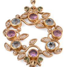 Charger l'image dans la galerie, Boucles d'oreilles or jaune  formant de fleurs du créateur Papi Percossi