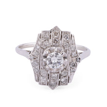 Charger l'image dans la galerie, Bague en platine plate