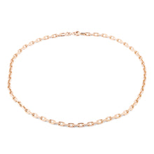 Charger l'image dans la galerie, Collier en or jaune maille força limé