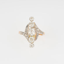 Charger l'image dans la galerie, Bague or marquise diamants