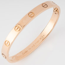 Charger l'image dans la galerie, Bracelet or rose de la maison Cartier  collection Love grand modèle