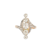 Charger l'image dans la galerie, Bague or marquise diamants