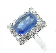 Charger l'image dans la galerie, Bague Saphir de Ceylan Naturel 4,74 Cts - adalgyseboutique