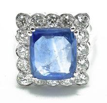 Charger l'image dans la galerie, Bague Saphir de Ceylan Naturel 4,74 Cts - adalgyseboutique