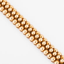 Charger l'image dans la galerie, Bracelet or jaune 18k signé et numéroté de la maison Boucheron collection Grains de Raisin
