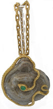 Charger l'image dans la galerie, Pendentif serpent en or jaune