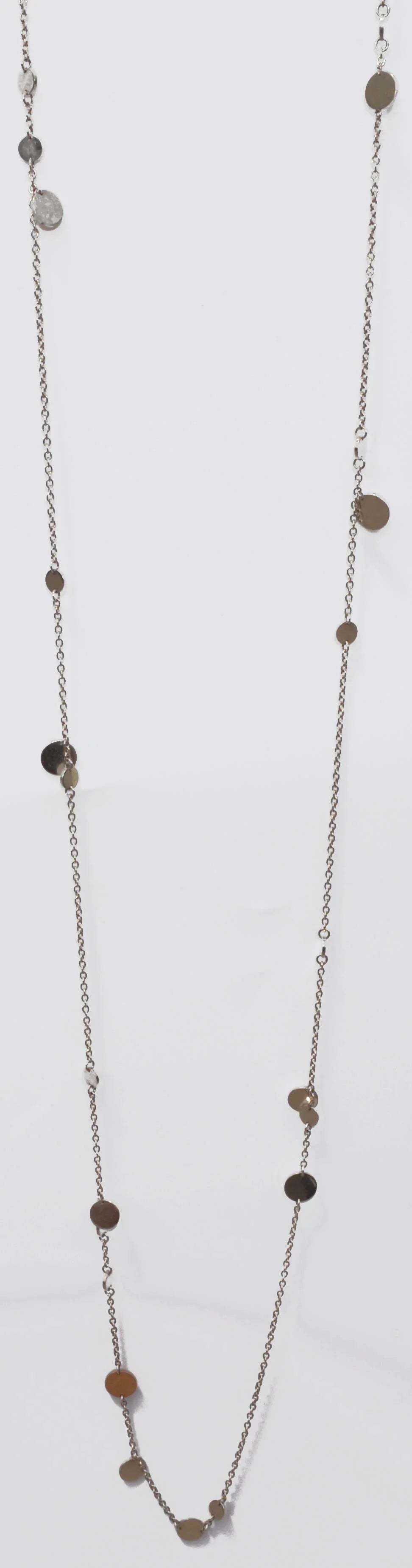 Coulant/réducteur De Sautoir En Argent Style Art Nouveau - Motif Myosotis - Occasion Parfait état