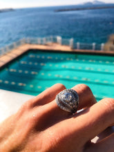 Charger l'image dans la galerie, Bague dôme ornée d'un diamant central