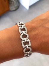 Charger l'image dans la galerie, Bracelet or gris et diamant