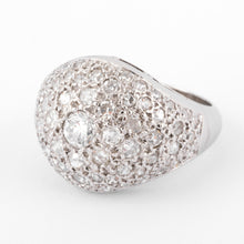 Charger l'image dans la galerie, Bague dôme en platine et diamants