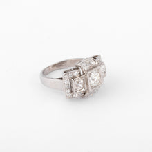 Charger l'image dans la galerie, Bague platine et diamants 1930