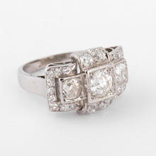 Charger l'image dans la galerie, Bague platine et diamants 1930