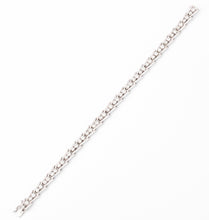 Charger l'image dans la galerie, Bracelet riviere en diamant or gris et platine