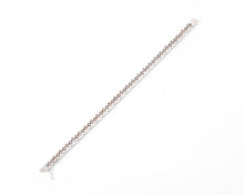 Charger l'image dans la galerie, Bracelet riviere en diamant or gris et platine