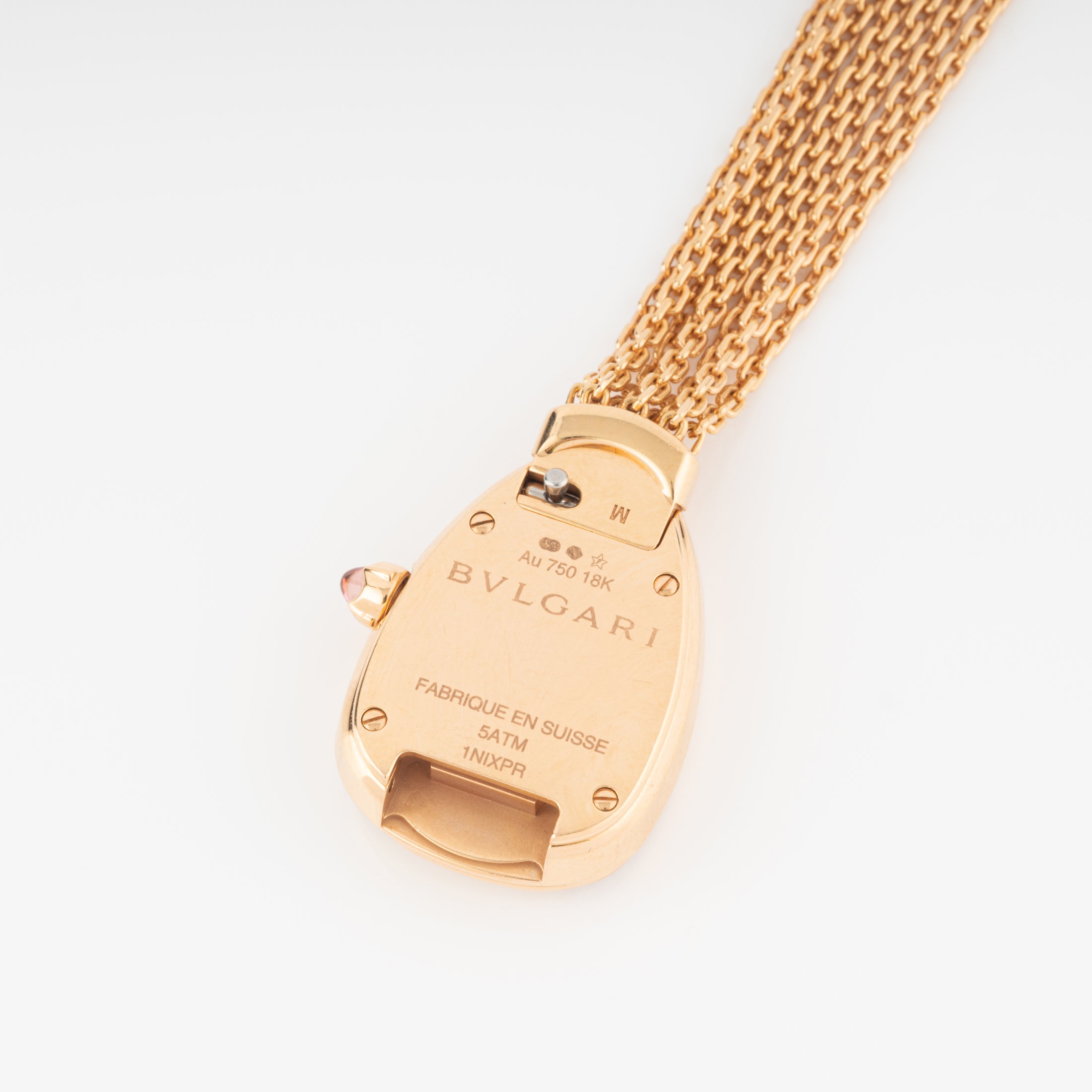 Bvlgari Serpenti collection rose gold watch