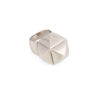 Bague en argent de la maison Hermès collection collier de chien rock