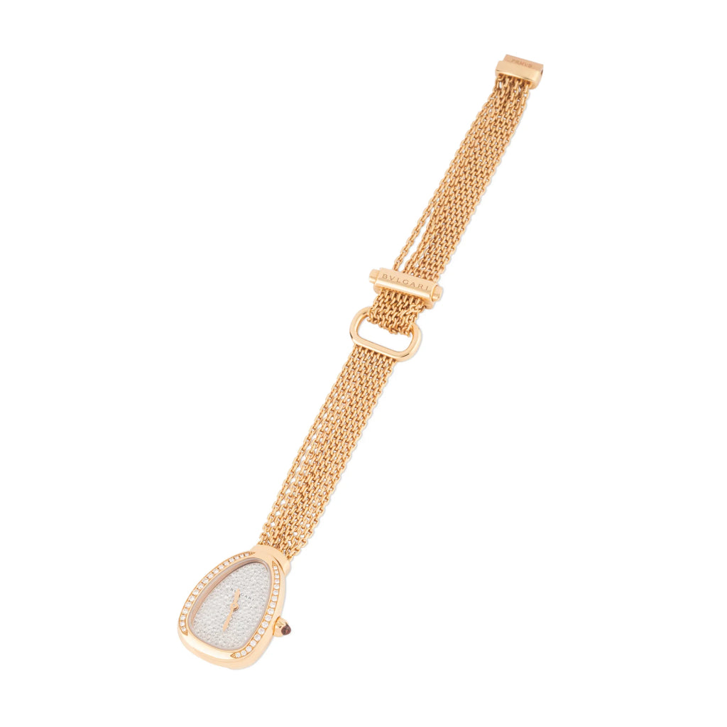 Bvlgari Serpenti collection rose gold watch