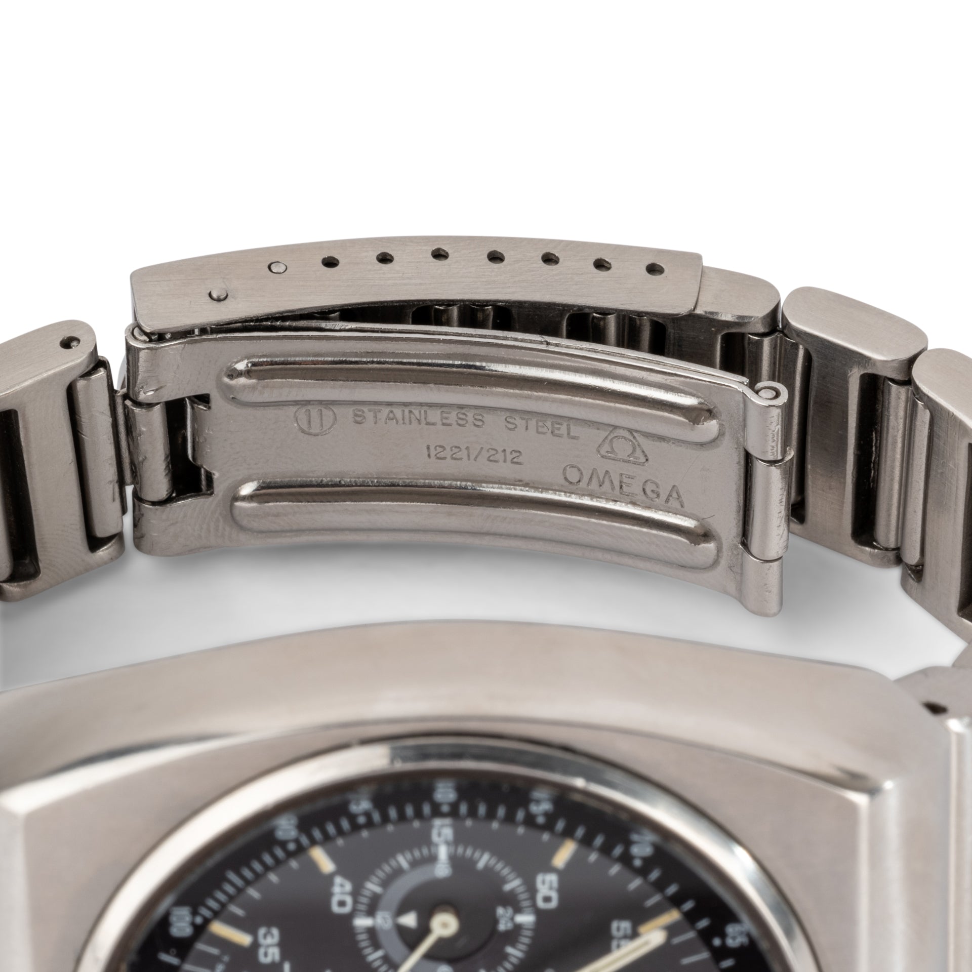 Omega steel watch 125