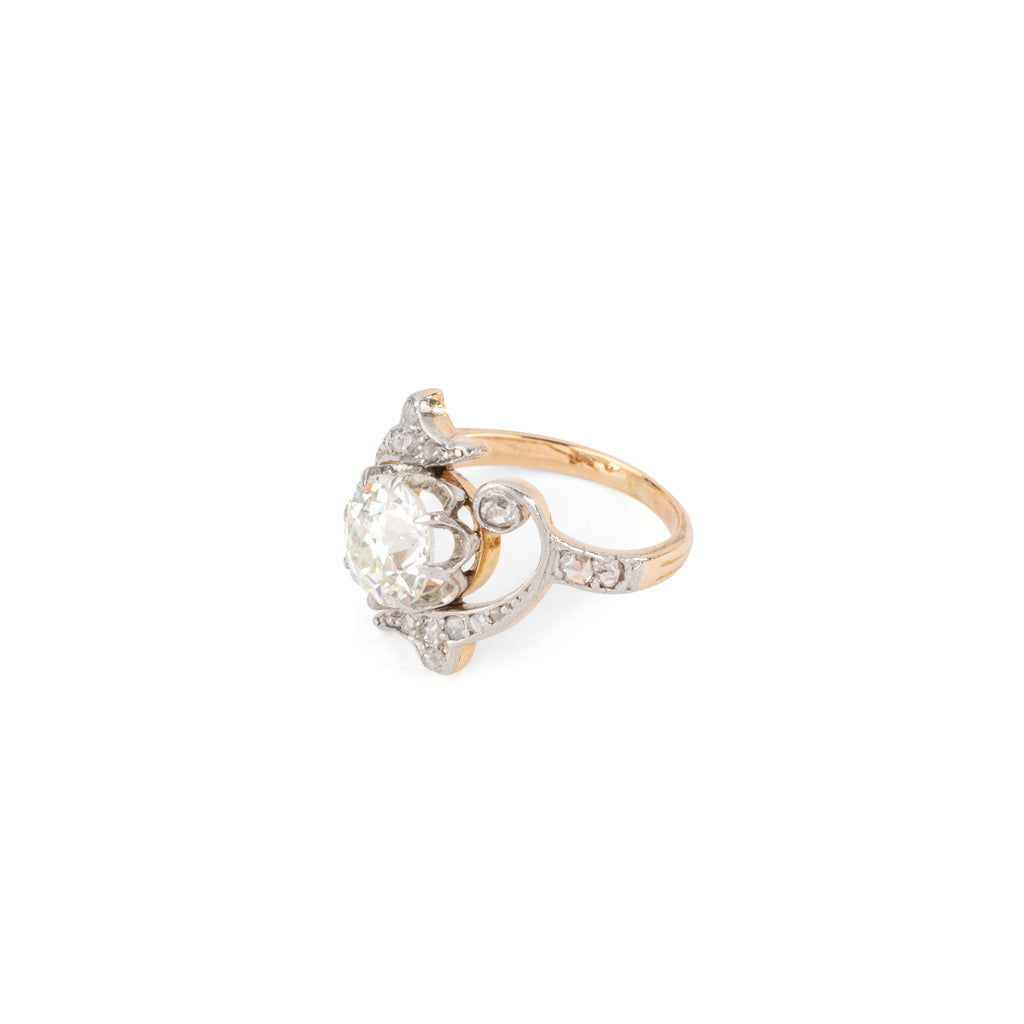 Bague solitaire Napoléon III