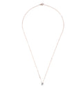 Pendentif orné d'un diamant taille ancienne or rose
