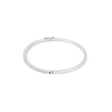 Charger l&#39;image dans la galerie, Bracelet jonc en or gris et diamants
