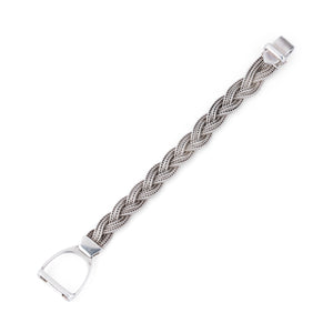 Bracelet en argent de la maison Hermès fermoir étrier