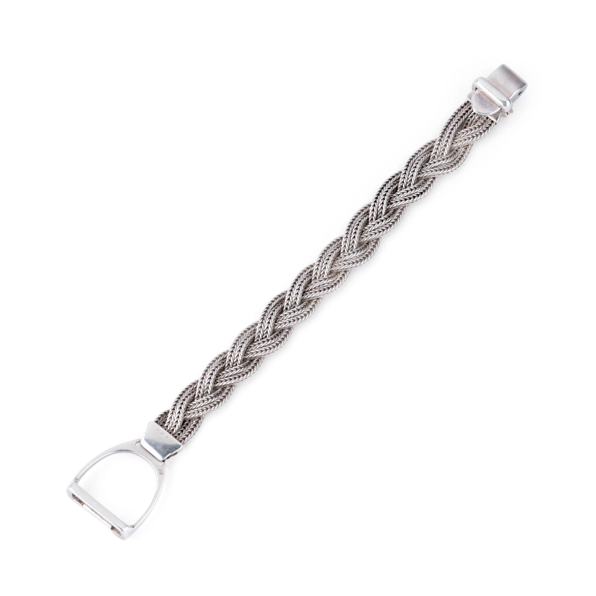 Bracelet Hermès modèle Etrier en argent
