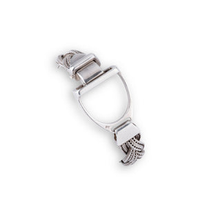 Bracelet Hermès modèle Etrier en argent