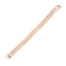Charger l&#39;image dans la galerie, Bracelet or rose 18k formant des maillons rectangles

