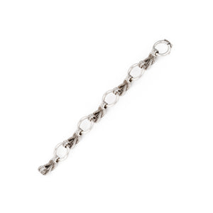 Bracelet en argent de la maison Hermès modèle Audierne