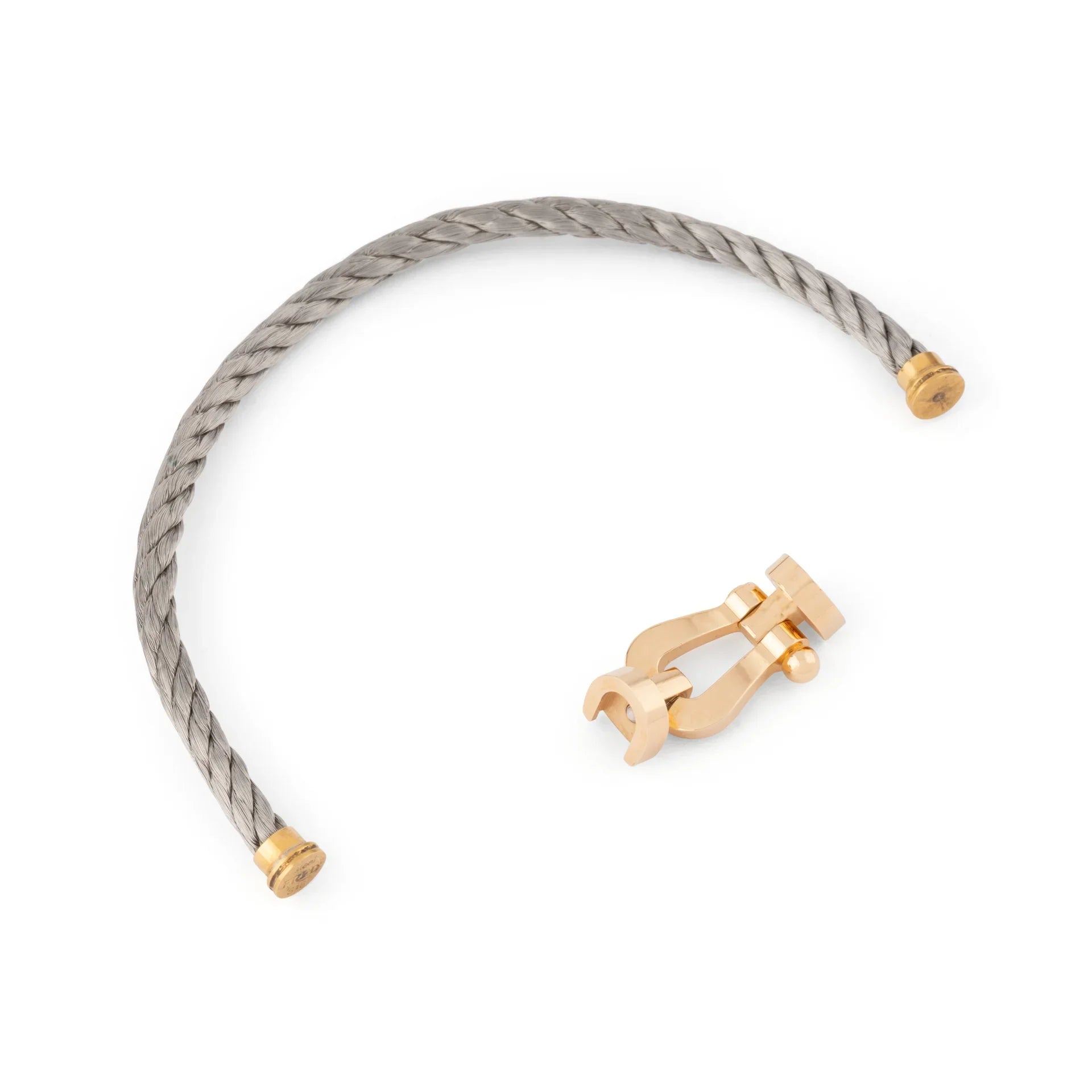 Fred Force 10 bracelet in gold and steel