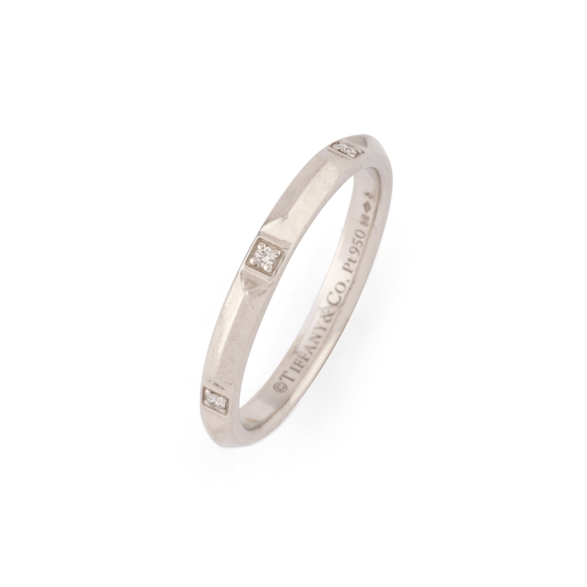 Alliance en platine de la maison Tiffany& Co