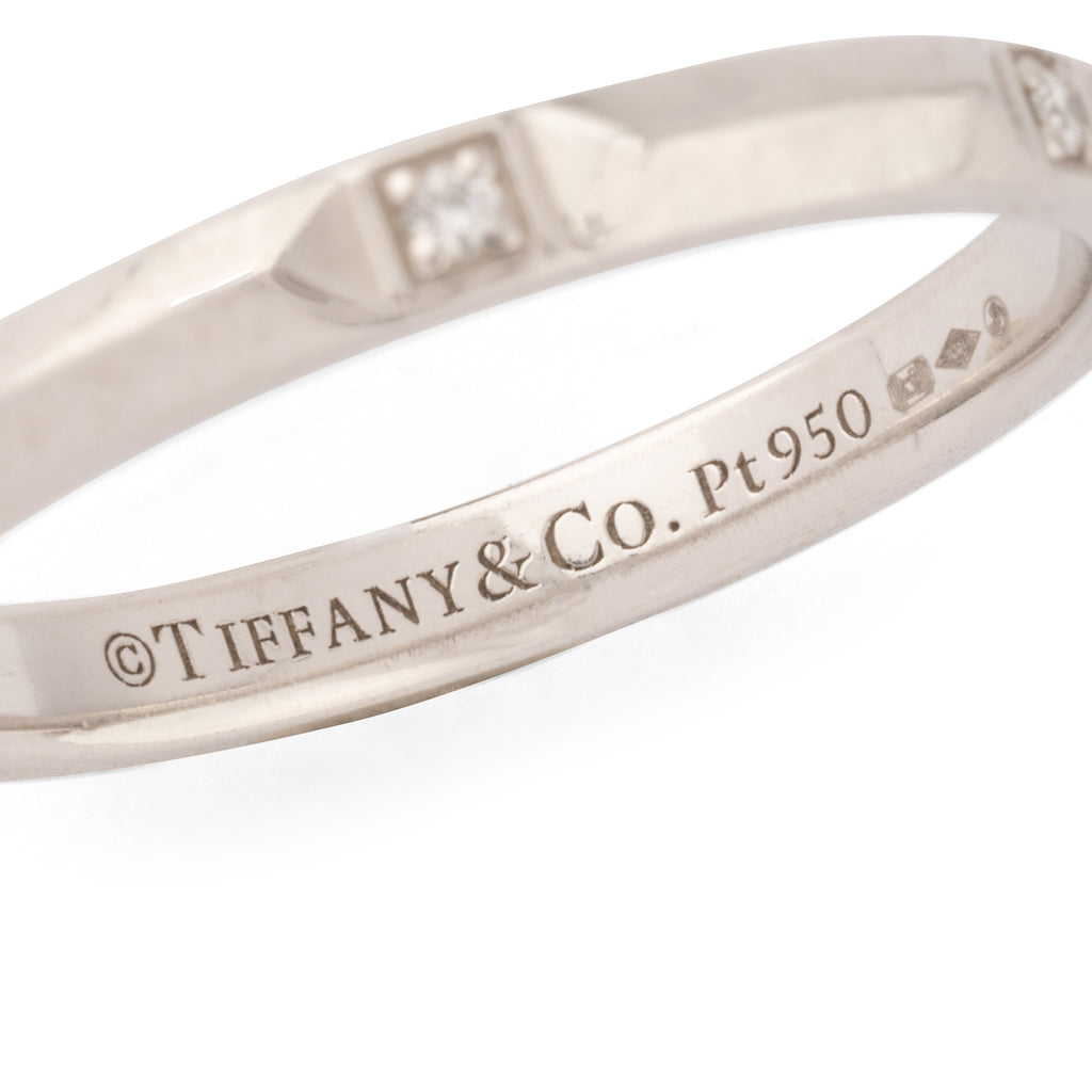 Alliance en platine de la maison Tiffany& Co