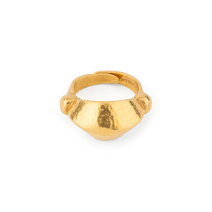Bague en or 22k du créateur grec Ilias Lalaounis.
