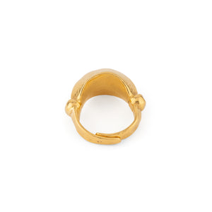 Bague martelé bombée du créateur Lalaounis
