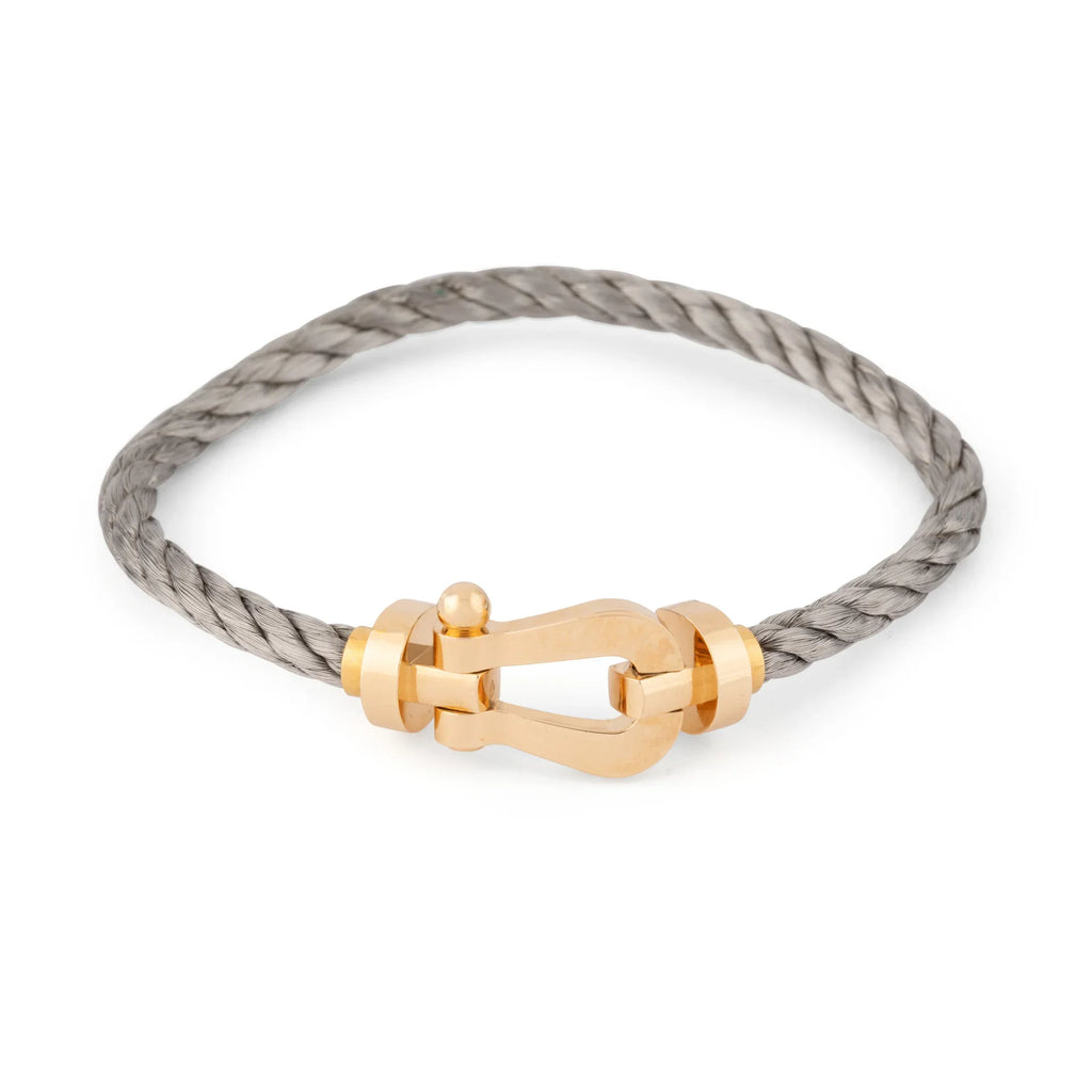 Fred Force 10 bracelet in gold and steel