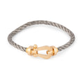 Fred Force 10 bracelet in gold and steel