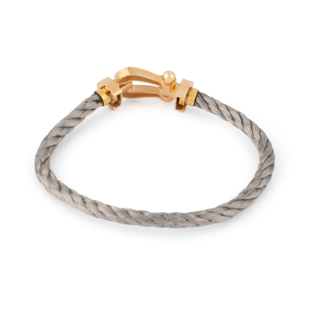 Fred Force 10 bracelet in gold and steel